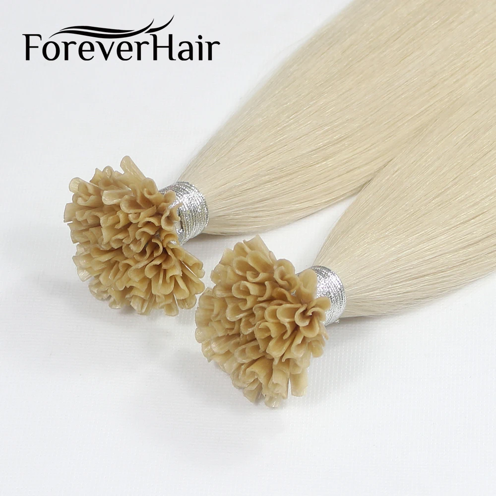 Накладные человеческие волосы FOREVER HAIR 0 8 г/локон 16 "18" 20 " с U образным