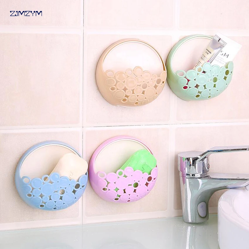 1pc Wall-mounted Strong Sucker Soapbox Hollow Soap Box Drain Soap Dish Jewelry Storage Rack Kitchen Bathroom Tools
1pc Wall-mounted Strong Sucker Soapbox Hollow Soap Box Drain Soap Dish Jewelry Storage Rack Kitchen Bathroom Tools