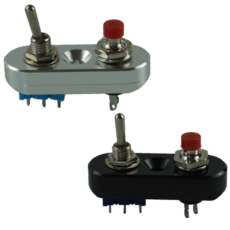 Aluminum Universal Motorcycle Handlebar Switch For Horn Headlight ON/OFF Button Black and Silver Toggle Grip switch
Aluminum Universal Motorcycle Handlebar Switch For Horn Headlight ON/OFF Button Black and Silver Toggle Grip switch