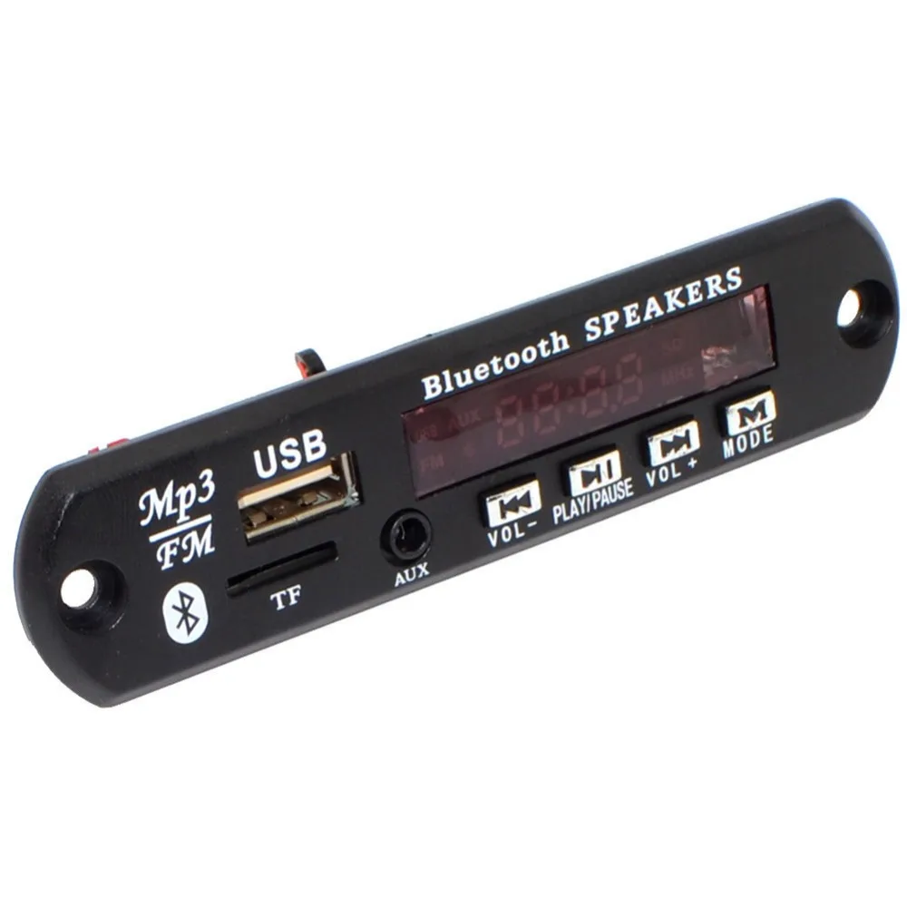 Gizmo беспроводной Bluetooth 12В 5В Micro USB MIC 3 5 мм AUX FLAC MP3 WMA декодер плата аудио модуль TF