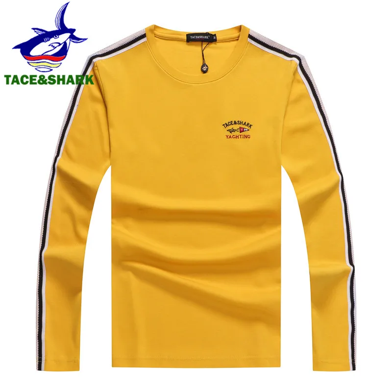 TACE&SHARK Brand Clothing Shark T-shirts 2018 Autumn Fashion Men's Long Sleeve Top Tee Shirt Homme Business Casual T Shirt
TACE&SHARK Brand Clothing Shark T-shirts 2018 Autumn Fashion Men's Long Sleeve Top Tee Shirt Homme Business Casual T Shirt