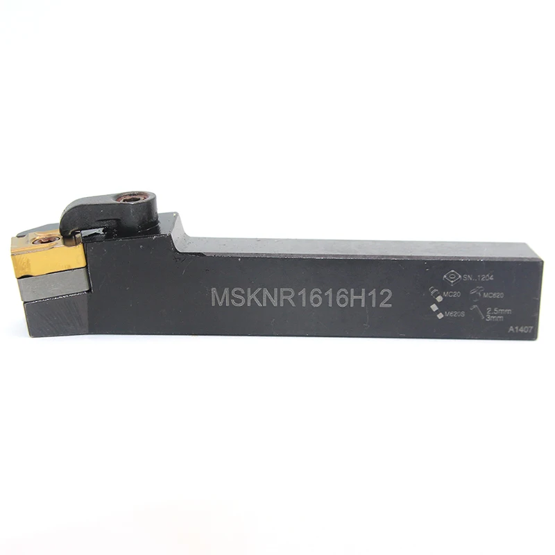 1PC MSKNL1616H12 MSKNR1616H12 External Turning Tool Holder CNC Cutting Tools Machining Cutter for SNMG insert
1PC MSKNL1616H12 MSKNR1616H12 External Turning Tool Holder CNC Cutting Tools Machining Cutter for SNMG insert