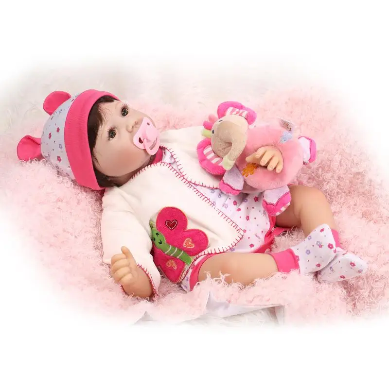 NPK girl doll reborn 22"55cm fashion silicone reborn baby dolls for kids gift bebes reborn bonecas Brinquedos
NPK girl doll reborn 22"55cm fashion silicone reborn baby dolls for kids gift bebes reborn bonecas Brinquedos