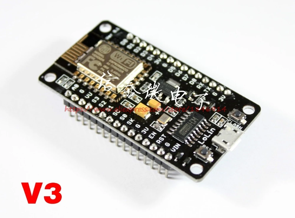 New Wireless module CH340 NodeMcu V3 Lua WIFI Internet of Things NEW board based ESP8266
New Wireless module CH340 NodeMcu V3 Lua WIFI Internet of Things NEW board based ESP8266