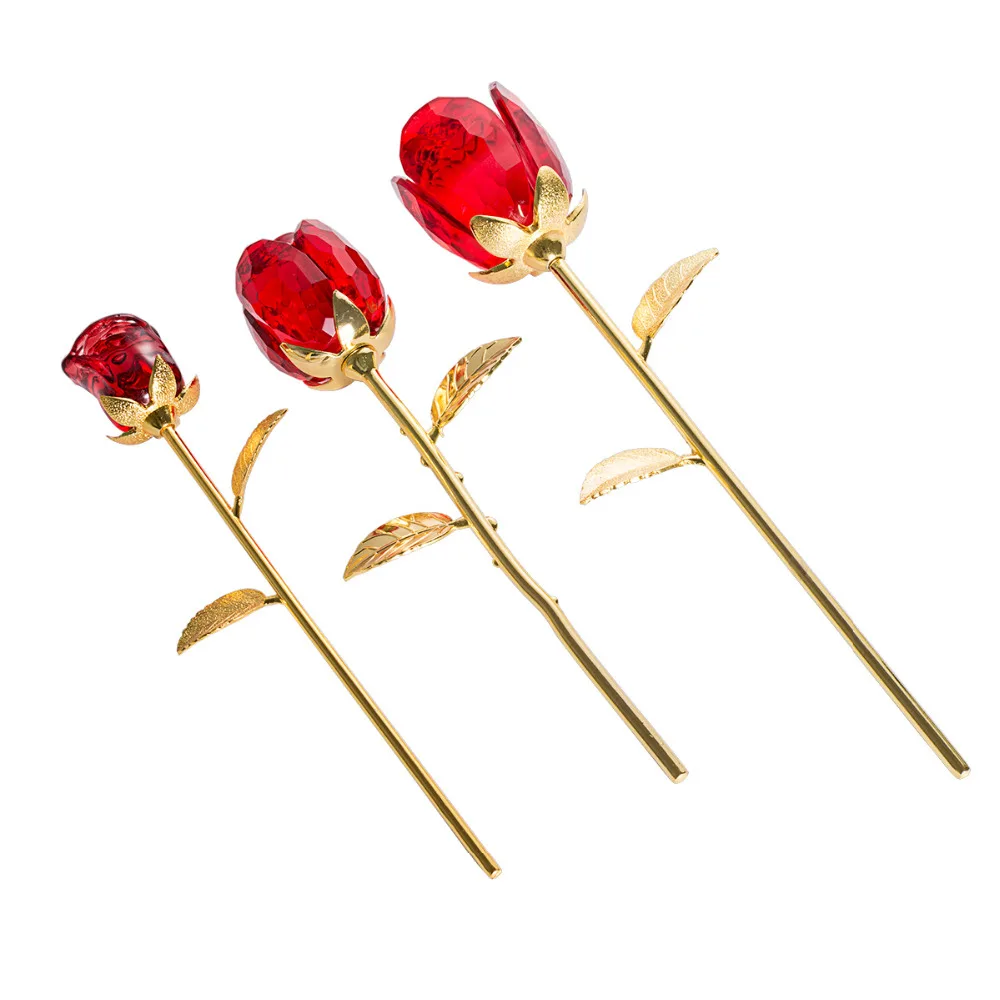 Crystal Glass Rose Flower Figurines Craft Wedding Valentine's Day favors and gifts Souvenir Table Decoration Ornaments Cheap
Crystal Glass Rose Flower Figurines Craft Wedding Valentine's Day favors and gifts Souvenir Table Decoration Ornaments Cheap