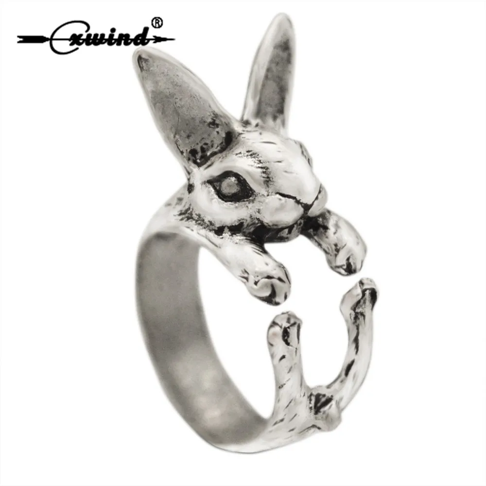 Cxwind Adjustable Cute Rabbit Ring Hippie Chic Antique Bronze Black Animal Bunny Rings Jewelry for Pet Lovers Best Gift
Cxwind Adjustable Cute Rabbit Ring Hippie Chic Antique Bronze Black Animal Bunny Rings Jewelry for Pet Lovers Best Gift