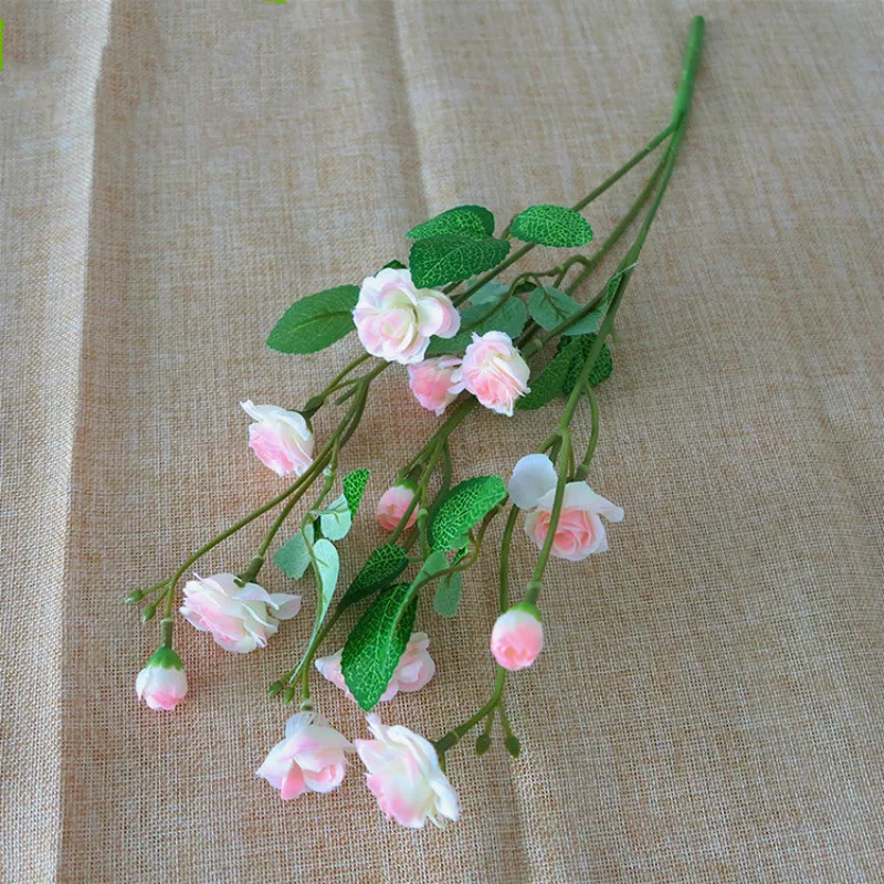 5pcs /lot Simulation of Small Roses Artificial Flowers Bouquet Silk Flower Wedding Works Decorated Fake Flower Wall
5pcs /lot Simulation of Small Roses Artificial Flowers Bouquet Silk Flower Wedding Works Decorated Fake Flower Wall