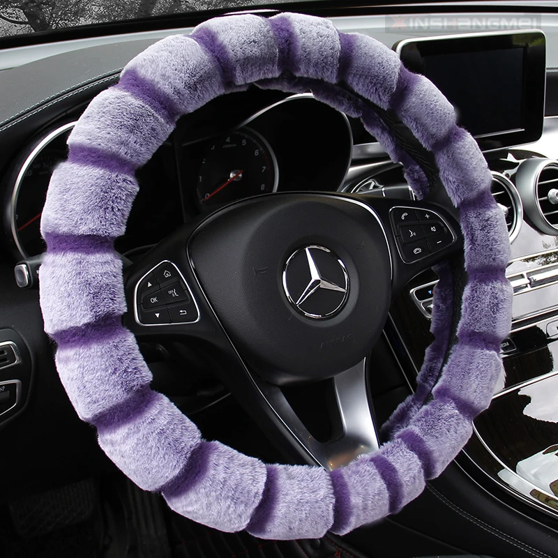 M 37-38cm Car Steering Wheel Covers Winter Warm Soft Short Plush Styling Universal Interior Accessories Car-styling
M 37-38cm Car Steering Wheel Covers Winter Warm Soft Short Plush Styling Universal Interior Accessories Car-styling