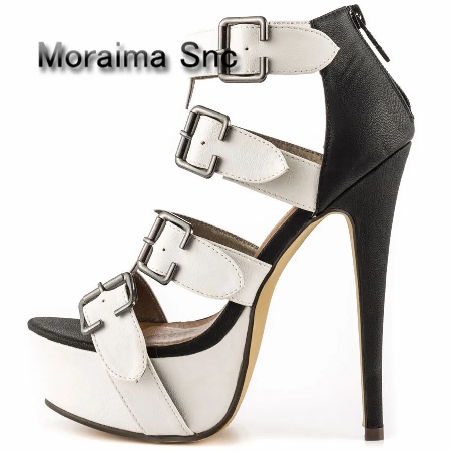 Moraima Snc 2018 Summer Sexy Open Toe Platform Leather Shoes Cutouts Buckle Strap Gladiator Sandals High Heel Sandals girls
Moraima Snc 2018 Summer Sexy Open Toe Platform Leather Shoes Cutouts Buckle Strap Gladiator Sandals High Heel Sandals girls