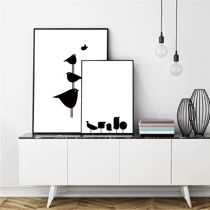 Nordic Minimalism Black And White Bird Line Canvas Painting Art Print Poster Picture Home Wall Art Decoration Can Be Customized
Nordic Minimalism Black And White Bird Line Canvas Painting Art Print Poster Picture Home Wall Art Decoration Can Be Customized