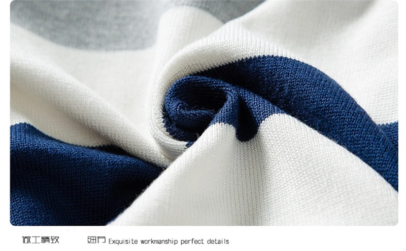 Drop shipping Brand Sweater New Fashion Men's Pullover Sweaters Long Sleeve O-Neck Striped Knitting Cashmere Christmas clothes
Drop shipping Brand Sweater New Fashion Men's Pullover Sweaters Long Sleeve O-Neck Striped Knitting Cashmere Christmas clothes