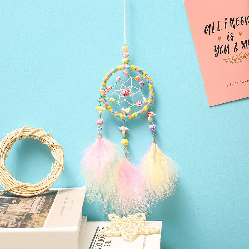 Dream cather net car pendant dream girl heart powder rearview mirror pendant creative graduation men gifts
Dream cather net car pendant dream girl heart powder rearview mirror pendant creative graduation men gifts