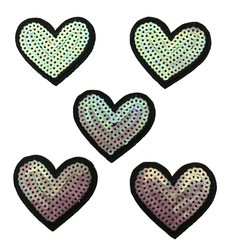 10 PCS Colorful Heart Sequined Patches Iron on Kids Clothes Patch Small Hearted Embroidered Applique Decoration Sequins Stickers
10 PCS Colorful Heart Sequined Patches Iron on Kids Clothes Patch Small Hearted Embroidered Applique Decoration Sequins Stickers