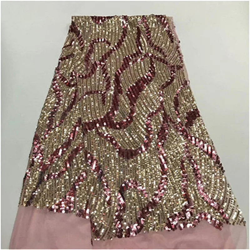Sequins Lace Fabric Elastic High Quality African Evening Dress Fabrics New Nigeria Sequined Embroidered Mesh Net Lace Fabric
Sequins Lace Fabric Elastic High Quality African Evening Dress Fabrics New Nigeria Sequined Embroidered Mesh Net Lace Fabric