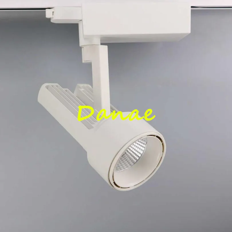 YRANK Indoor Lighting 40W 50W COB LED Track Light AC85-265V 1 Phase 2 Wires Rail Spot Lamps For Home Shop Stores 10pcs | Лампы и