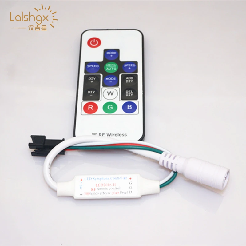 DC5V WS2812B DC12V ws2811 Wireless RF Digital Color Controller Dimmer With 300 Kinds of Effects for RGB led strip lights tape
DC5V WS2812B DC12V ws2811 Wireless RF Digital Color Controller Dimmer With 300 Kinds of Effects for RGB led strip lights tape