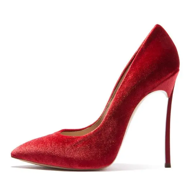 Sexy High Heels Platform Pumps Shoes Women Pointed Stiletto 12cm Red Carpet Shoes Metal Heels Velvet Shoes Wedding Women
Sexy High Heels Platform Pumps Shoes Women Pointed Stiletto 12cm Red Carpet Shoes Metal Heels Velvet Shoes Wedding Women