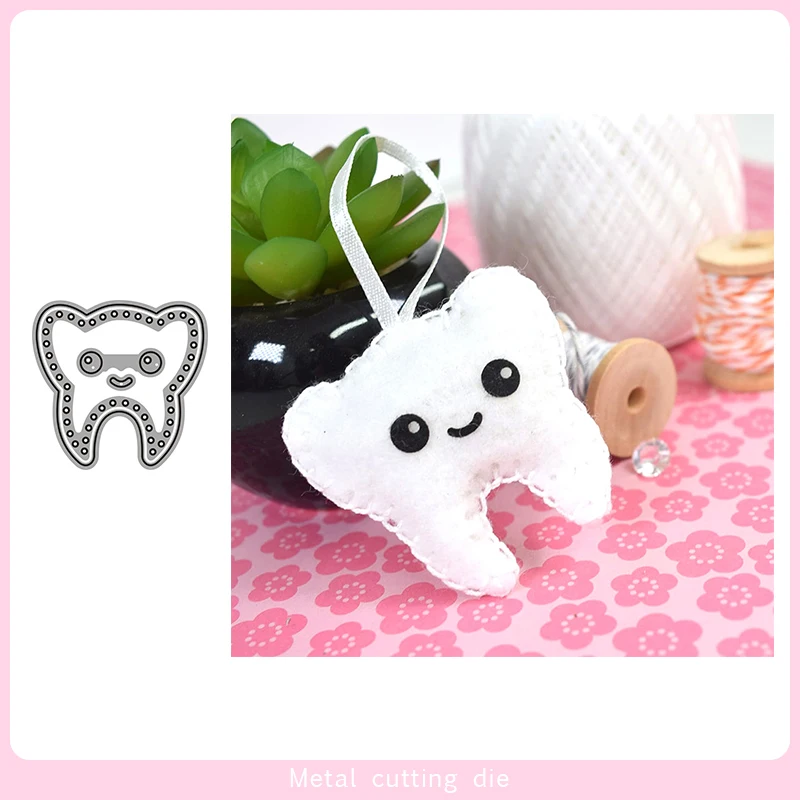 Cute Stitched Tooth Toy Metal Cutting Dies for DIY Scrapbooking Photo Album Decorative Embossing Paper Card Crafts Die Cut 2019
Cute Stitched Tooth Toy Metal Cutting Dies for DIY Scrapbooking Photo Album Decorative Embossing Paper Card Crafts Die Cut 2019