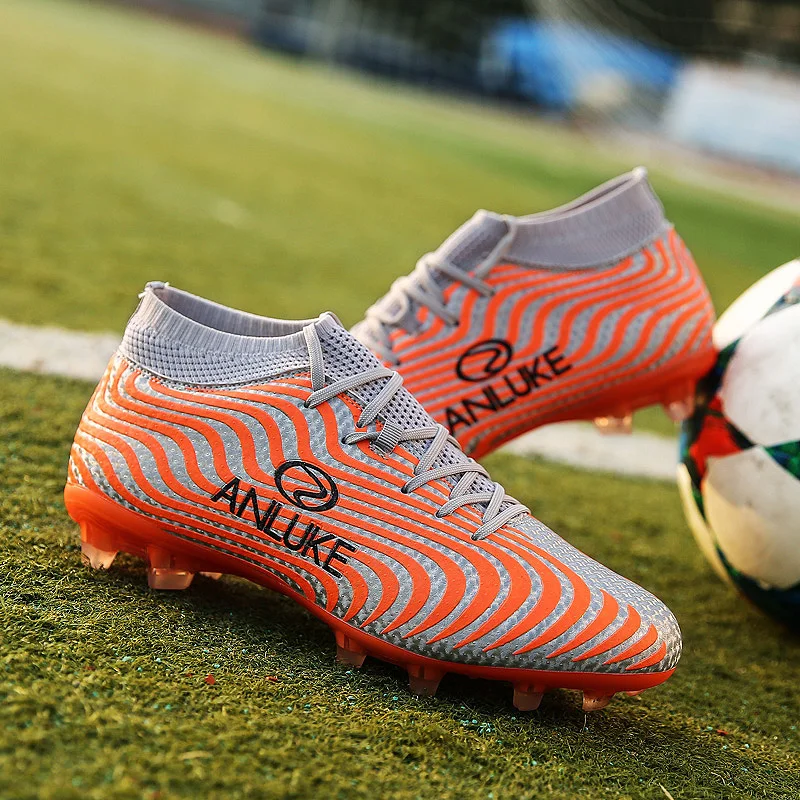 Men's Football Boots Sneakers Indoor Turf Futsal 2018 Original Football Boots Ankle High Soccer Boots Cleats Sport Shoes School
Men's Football Boots Sneakers Indoor Turf Futsal 2018 Original Football Boots Ankle High Soccer Boots Cleats Sport Shoes School