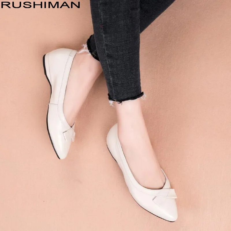 2019 Ballet Spring Summer Women Genuine Leather Shoes Round Toe Soft Casual Flat Shoes Women Flats mother shoes
2019 Ballet Spring Summer Women Genuine Leather Shoes Round Toe Soft Casual Flat Shoes Women Flats mother shoes