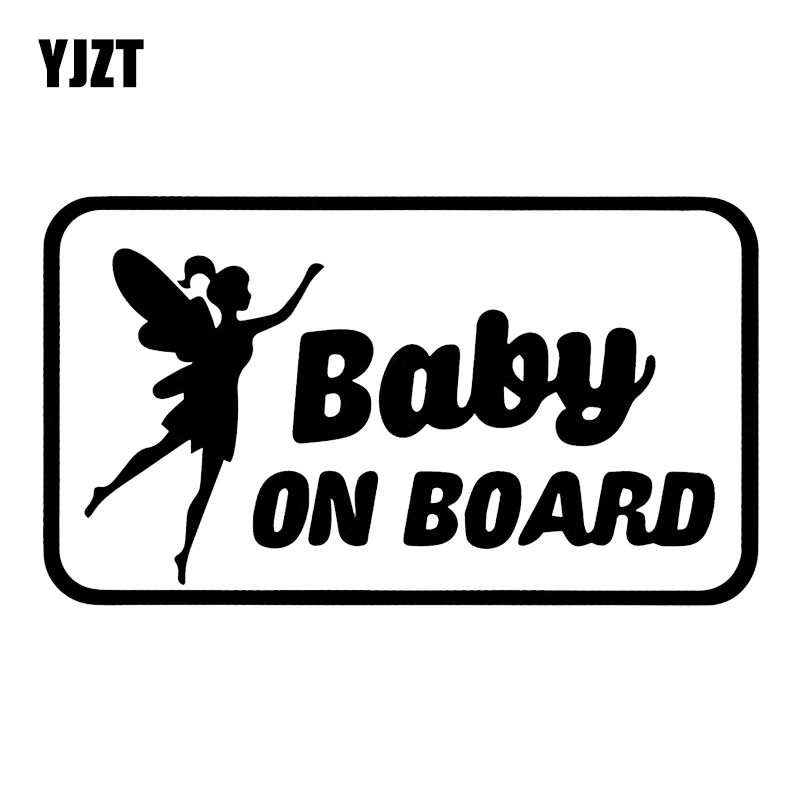 YJZT 16.5X9.5CM Baby On Board Fairy Funny Car Sticker Whole Body Decoration Accessories Vinyl Decals C25-0116
YJZT 16.5X9.5CM Baby On Board Fairy Funny Car Sticker Whole Body Decoration Accessories Vinyl Decals C25-0116
