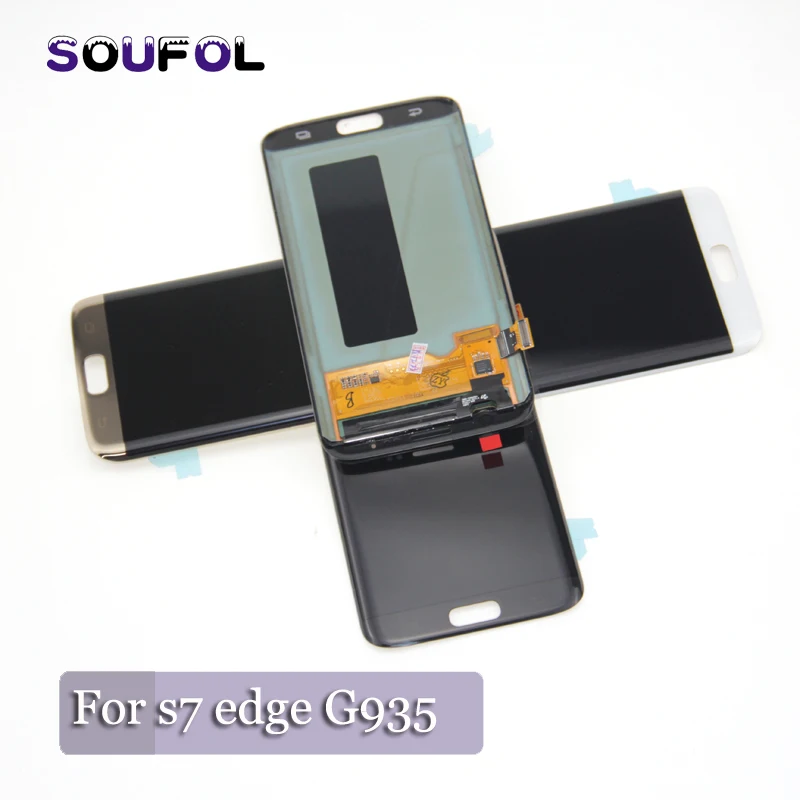 Сменный ЖК-дисплей SUPER AMOLED для SAMSUNG Galaxy s7 edge G935 G935F дигитайзер сенсорный экран |