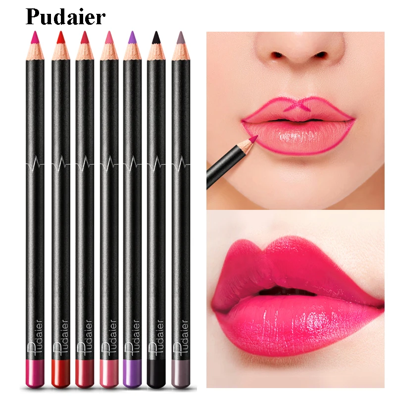 

Matte Lip Liner Pencil Waterproof Long Lasting 6pcs Lipliner Set Nude Crayon a Levre for Lipstick Lips Makeup Pen Cosmetic