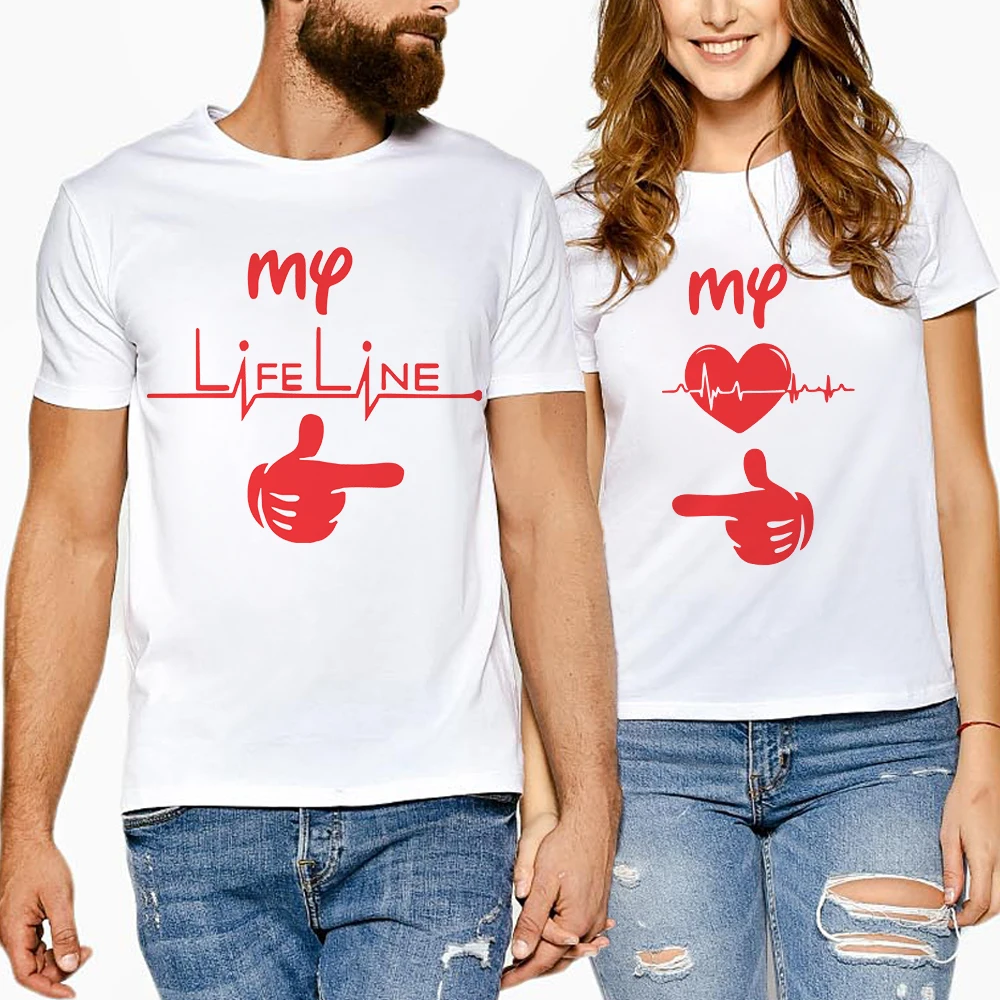 Hot Sale Funny Love Print Fashion Short Sleeve O-Neck Basic White Men/Women Tees Cotton Couple Wedding Tops Bride Pretty Tshirt
Hot Sale Funny Love Print Fashion Short Sleeve O-Neck Basic White Men/Women Tees Cotton Couple Wedding Tops Bride Pretty Tshirt