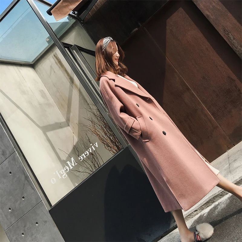Long Section Slim Stylish Wool Coat New Korean Version Of Autumn And Winter Woolen Coat Female Thick Warm Coat Women Wool Coats
Long Section Slim Stylish Wool Coat New Korean Version Of Autumn And Winter Woolen Coat Female Thick Warm Coat Women Wool Coats