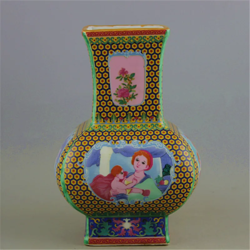 Qing Dynasty yong zheng антикварная Цзиндэчжэнь эмалированная коллекция персонажи узор фарфоровая ваза
Qing Dynasty yong zheng антикварная Цзиндэчжэнь эмалированная коллекция персонажи узор фарфоровая ваза