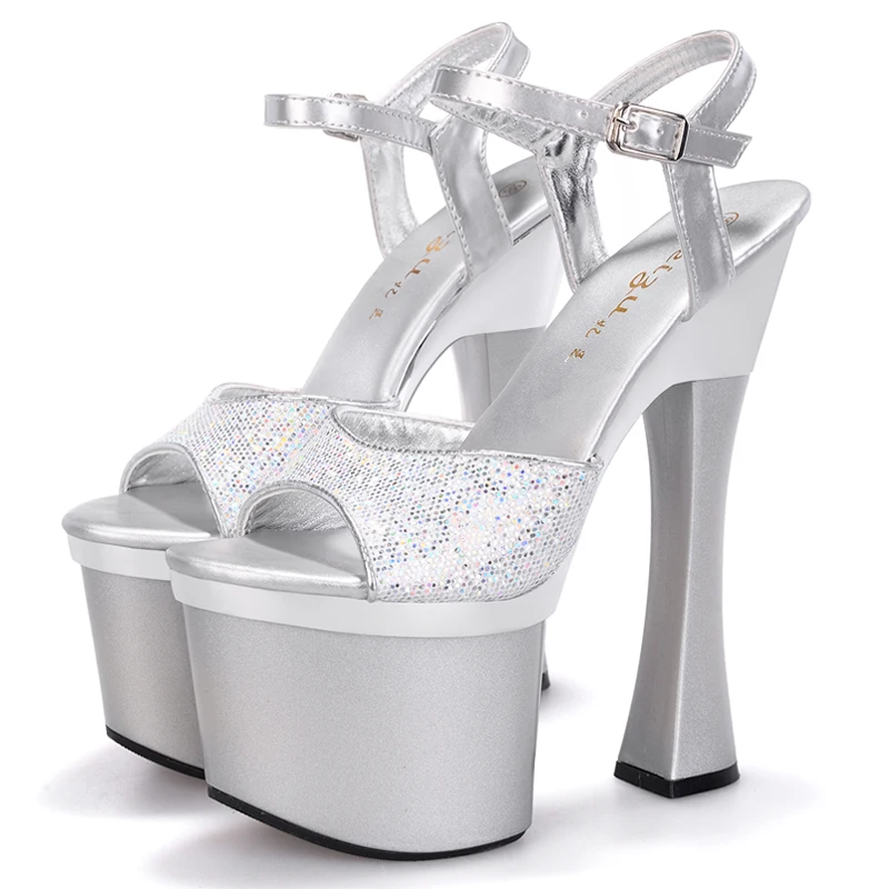 2016 summer sexy 18cm high heels peep toe catwalk models pumps thick platform buckle rhinestone PU sandals women wedding shoes
2016 summer sexy 18cm high heels peep toe catwalk models pumps thick platform buckle rhinestone PU sandals women wedding shoes