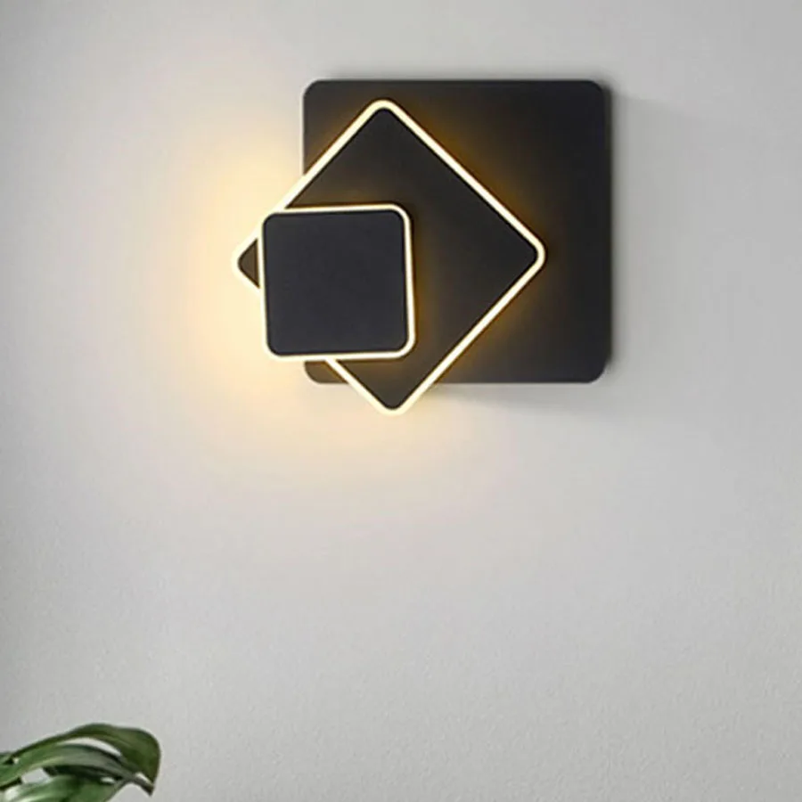 Thrisdar Creative Rotating LED Wall Lamp Square Nordic bedroom bedside LED Wall Light Stair Restaurant Cafe Hotel LED Wall Lamps
Thrisdar Creative Rotating LED Wall Lamp Square Nordic bedroom bedside LED Wall Light Stair Restaurant Cafe Hotel LED Wall Lamps