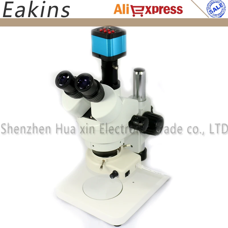 Continuous Zoom Binocular Visual 7-45X Trinocular Stereo Microscope+21MP HDMI USB Industrial Camera+56 LED Light For LAB PCB
Continuous Zoom Binocular Visual 7-45X Trinocular Stereo Microscope+21MP HDMI USB Industrial Camera+56 LED Light For LAB PCB
