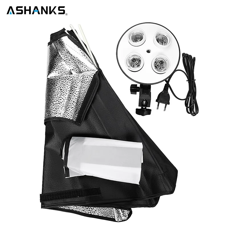 ASHANKS 50*70cm/19*27'' Softbox with 1 to 4 Socket Lamp Head Lighting Accessories for Photo Video Studio Light Diffuser Soft Box
ASHANKS 50*70cm/19*27'' Softbox with 1 to 4 Socket Lamp Head Lighting Accessories for Photo Video Studio Light Diffuser Soft Box
