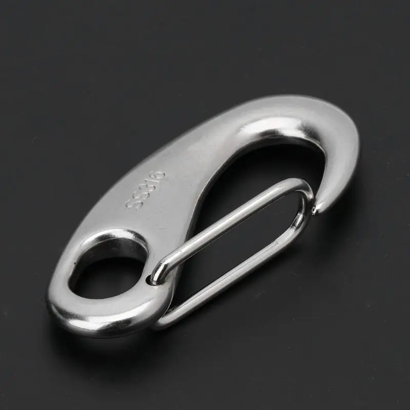 1 Pc Boat Marine 316 Stainless Steel Egg Shape Spring Snap Hook Clip Quick Link Carabiner
1 Pc Boat Marine 316 Stainless Steel Egg Shape Spring Snap Hook Clip Quick Link Carabiner