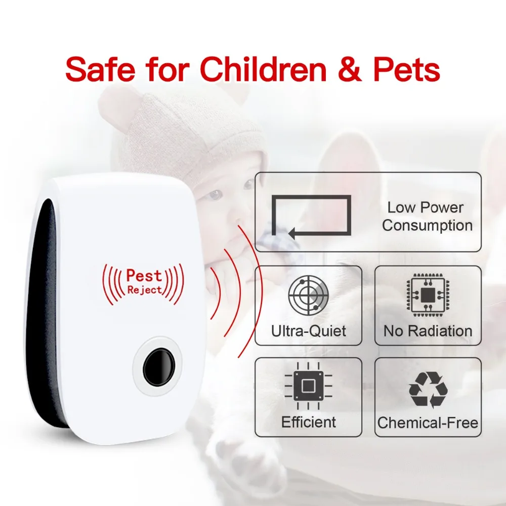 Pest Control Ultrasonic Pest Repeller Mosquito Killer Electronic Anti Rodent Insect Repellent Mole Mouse Cockroach Mice Dropship
Pest Control Ultrasonic Pest Repeller Mosquito Killer Electronic Anti Rodent Insect Repellent Mole Mouse Cockroach Mice Dropship