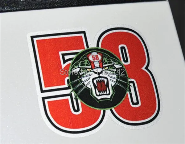 Наклейки для мотоцикла Marco Simoncelli No.58, светоотражающие наклейки на ветровое стекло, стикеры для гоночного автомобиля adesivo для квадроциклов
Наклейки для мотоцикла Marco Simoncelli No.58, светоотражающие наклейки на ветровое стекло, стикеры для гоночного автомобиля adesivo для квадроциклов