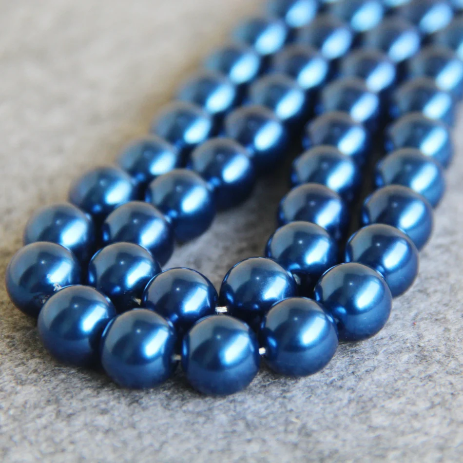 12mm Blue Shell glass beads DIY gift for women girl loose beads Jewelry making design 15inch 2pc/lot Wholesale and retail
12mm Blue Shell glass beads DIY gift for women girl loose beads Jewelry making design 15inch 2pc/lot Wholesale and retail