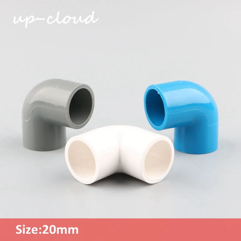 6pcs UP-CLOUD PVC 20mm Pipe 90 Degree Equal Elbow Connector Garden Irrigation Fish Tank Joint Pipework Adapter Aquarium parts
6pcs UP-CLOUD PVC 20mm Pipe 90 Degree Equal Elbow Connector Garden Irrigation Fish Tank Joint Pipework Adapter Aquarium parts