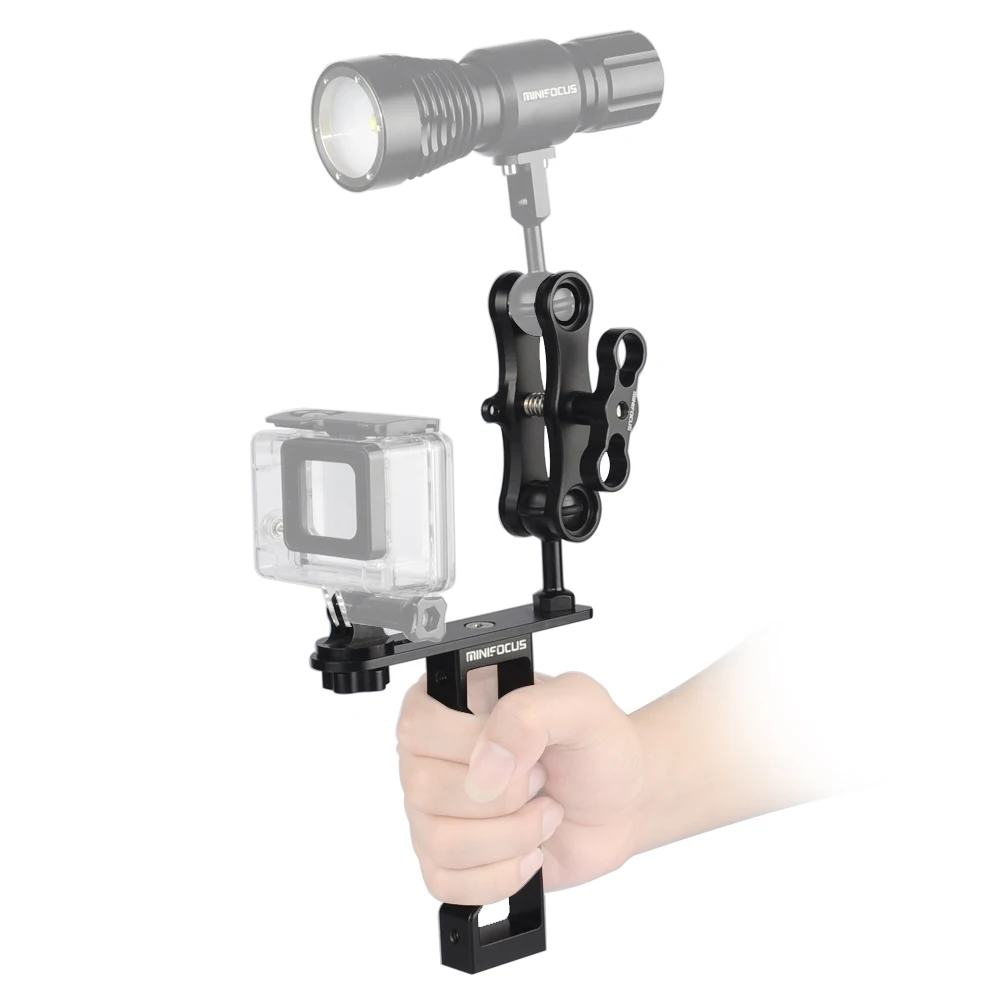 Action Camera Diving Tray Single Arm Aluminium Handle Grip with Ball Arm Clamp Mount for GoPro Hero 8 7 6 5 4 3 Session yi II 4K
Action Camera Diving Tray Single Arm Aluminium Handle Grip with Ball Arm Clamp Mount for GoPro Hero 8 7 6 5 4 3 Session yi II 4K