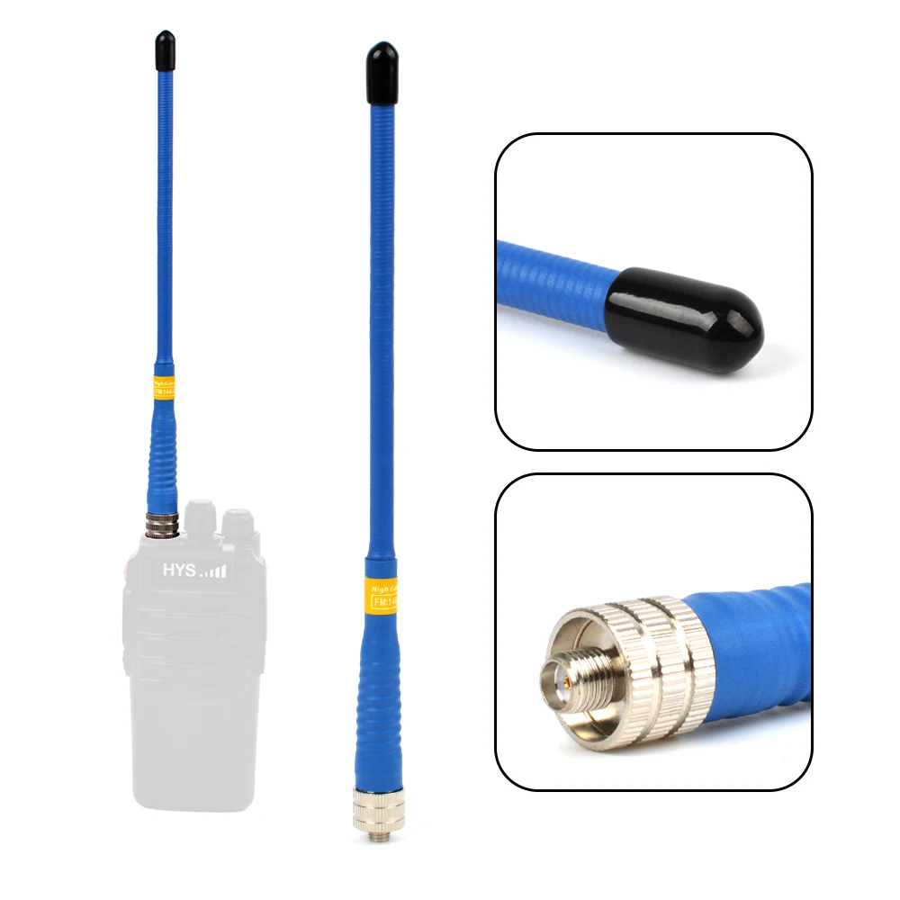 HYS FP 210 SMA FEMALE рация антенна двухдиапазонный VHF/UHF 144/430 мГц гибкие Ручной