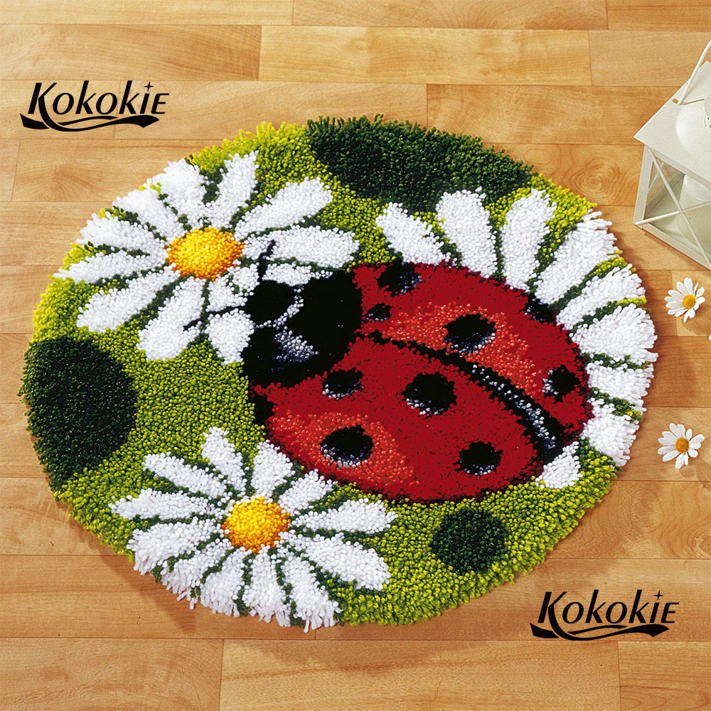 Ladybug diy latch hook kit rug canvas printing handwerken knooppakket carpet embroidery handmade accessories set tapestry kits
Ladybug diy latch hook kit rug canvas printing handwerken knooppakket carpet embroidery handmade accessories set tapestry kits