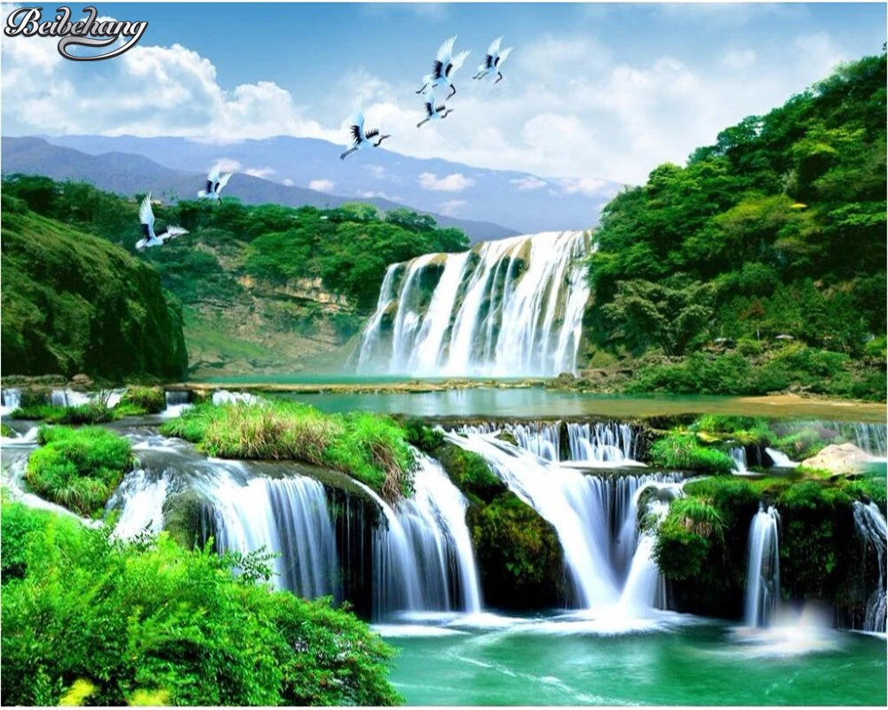 Beibehang Custom wallpaper luxury HD waterfall natural beauty landscape 3d large mural photo background wallpaper for walls 3 d
Beibehang Custom wallpaper luxury HD waterfall natural beauty landscape 3d large mural photo background wallpaper for walls 3 d