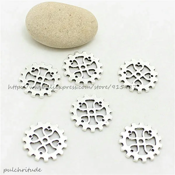 Sweet Bell 50 pcs/lot 18mm gears Vintage Zinc Alloy Mix Gear Charm Jewelry Pendant Findings for Jewelry Making
Sweet Bell 50 pcs/lot 18mm gears Vintage Zinc Alloy Mix Gear Charm Jewelry Pendant Findings for Jewelry Making