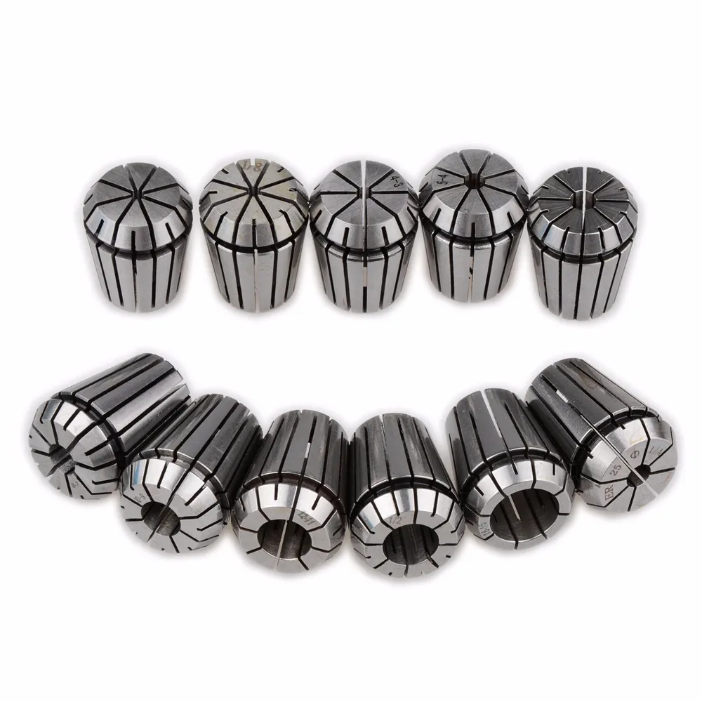 ER25 collet set 11 pcs from 3mm to 16mm for CNC milling lathe tool and spindle motor Drop shipping
ER25 collet set 11 pcs from 3mm to 16mm for CNC milling lathe tool and spindle motor Drop shipping