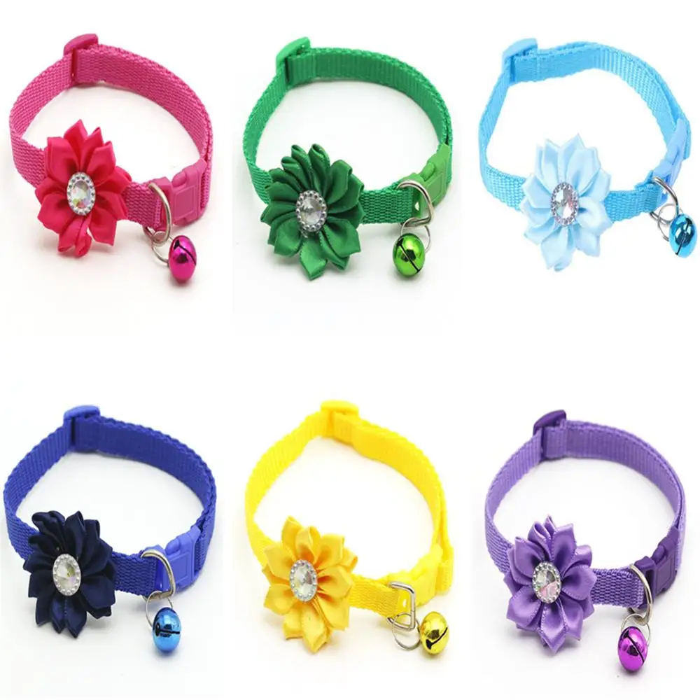 Pet Cat Collar Bell Flower Adjustable Easy Wear Buckle Dog Collar Bells Lovely Flower Cat Necklace Pet Supplies Cat Accessories
Pet Cat Collar Bell Flower Adjustable Easy Wear Buckle Dog Collar Bells Lovely Flower Cat Necklace Pet Supplies Cat Accessories