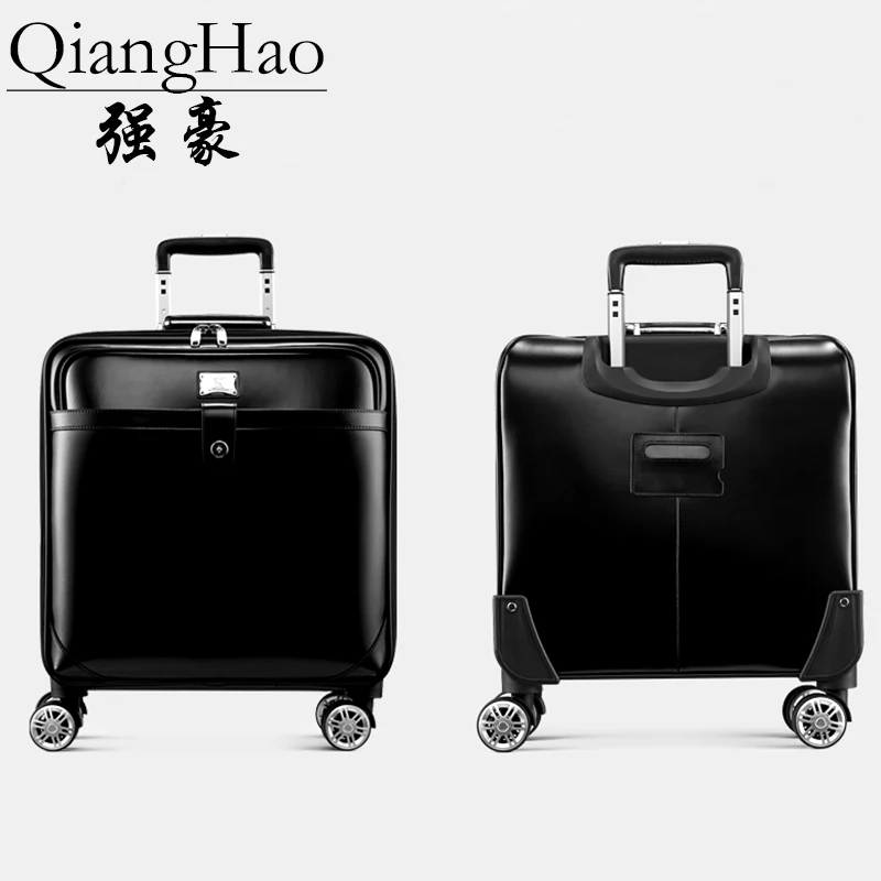 QiangHao 100% cow leather Travel Luggage Suitcase bag set,Waterproof Box with Wheel ,16"20"inch Rolling Trolley case
QiangHao 100% cow leather Travel Luggage Suitcase bag set,Waterproof Box with Wheel ,16"20"inch Rolling Trolley case