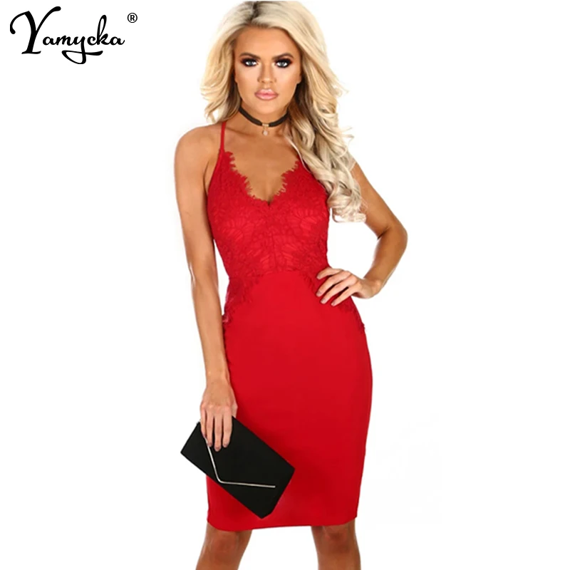 Sexy Backless red lace summer dress women vintage Spaghetti Strap V neck Halter Mini bodycon dress elegant Night club clothes HL
Sexy Backless red lace summer dress women vintage Spaghetti Strap V neck Halter Mini bodycon dress elegant Night club clothes HL