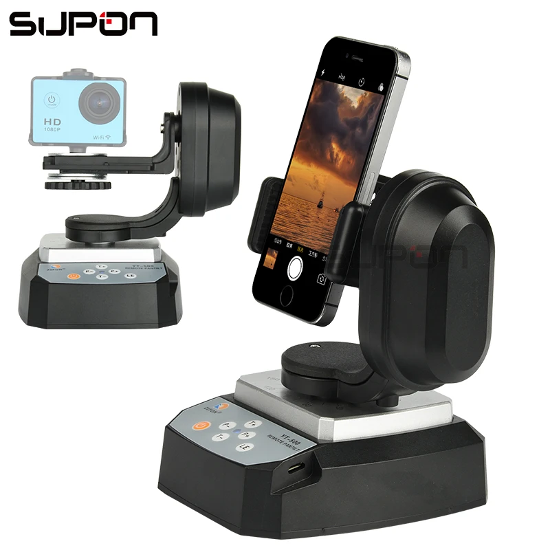 SUPON YT-500 Smart Go Pro Panoramic PTZ With Wireless Remote Control Pan Title For Phone SLR camera Web Webcast
SUPON YT-500 Smart Go Pro Panoramic PTZ With Wireless Remote Control Pan Title For Phone SLR camera Web Webcast