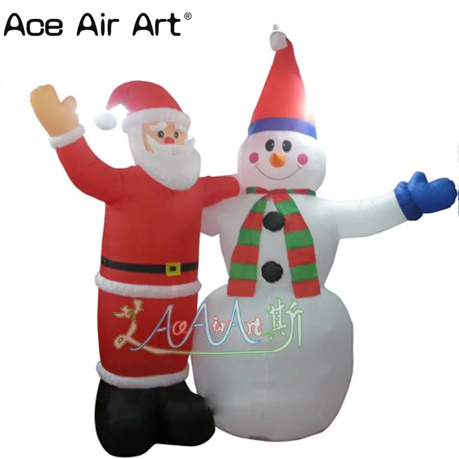 5m H Outdoor Inflatable Christmas Snowman/Santa Combination Large Xmas Scene Layout Decoration on Sale
5m H Outdoor Inflatable Christmas Snowman/Santa Combination Large Xmas Scene Layout Decoration on Sale